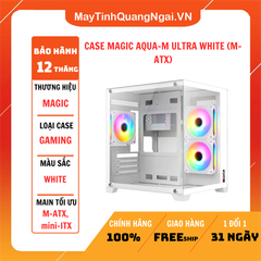 CASE MAGIC AQUA-M ULTRA WHITE (M-ATX)