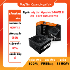 Nguồn máy tính Xigmatek X-POWER III 650 - 600W likenew