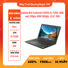 Laptop Dell Latitude E3590 i5-7200, 8GB, ssd 128gb, HDD 500gb, 15.6' 2ND