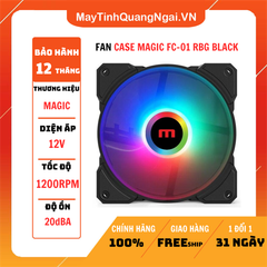 FAN CASE MAGIC FC-01 RBG BLACK