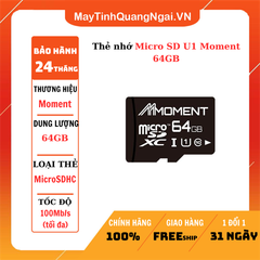 Thẻ nhớ Micro SD U1 Moment 64GB