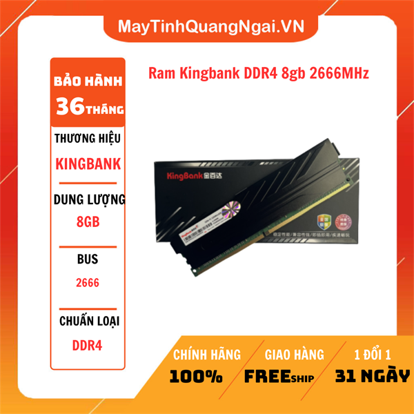Ram Kingbank DDR4 8gb 2666MHz