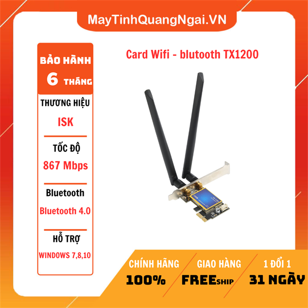 Card Wifi - blutooth TX1200
