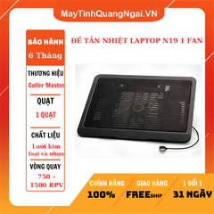 ĐẾ TẢN NHIỆT LAPTOP N19 1 FAN