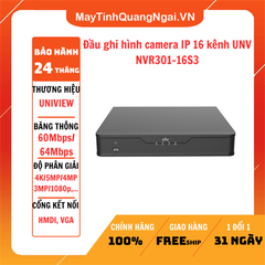 Đầu ghi hình camera IP 16 kênh UNV NVR301-16S3