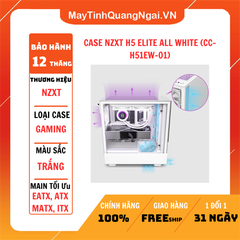 CASE NZXT H5 ELITE ALL WHITE (CC-H51EW-01)