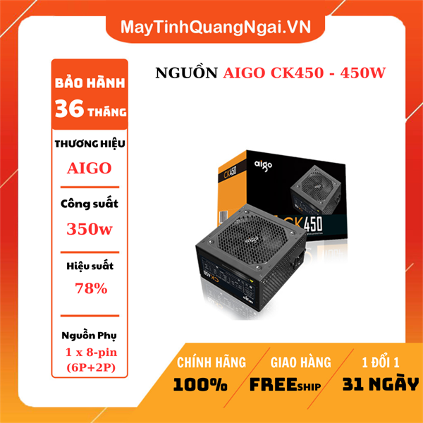 NGUỒN AIGO CK450 - 450W