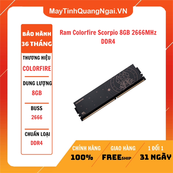 Ram Colorfire Scorpio 8GB 2666MHz DDR4