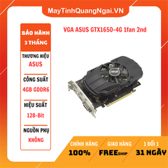 VGA ASUS GTX1650-4G 1fan 2nd