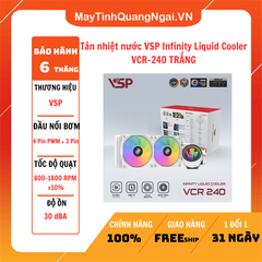 Tản nhiệt nước VSP Infinity Liquid Cooler VCR-240 Trắng