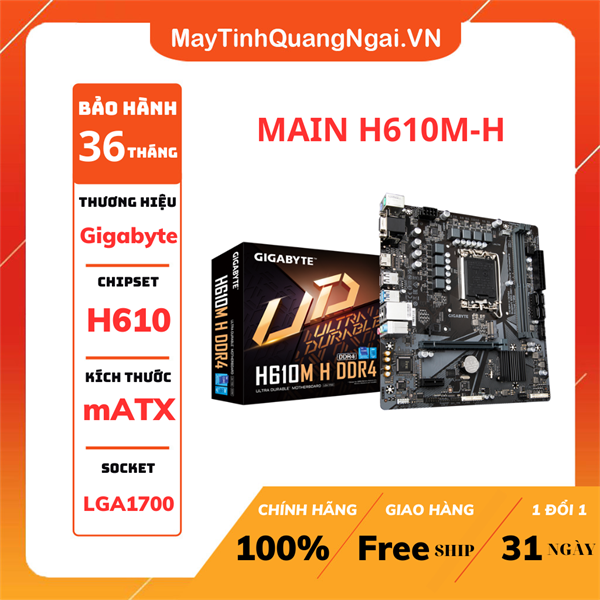 Mainboard Gigabyte H610M H DDR4