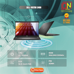 LAPTOP DELL VOSTRO 3400 (I3-1115G4/8GB/SSD 256GB/14