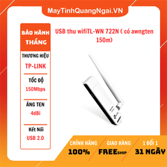 USB thu wifiTL-WN 722N ( có awngten 150m)