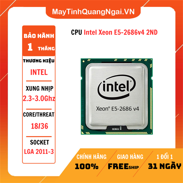 CPU INTEL Xeon E5 2686 V4 (2ND)