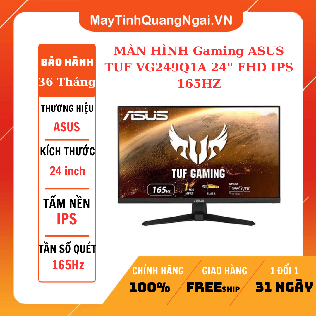 MÀN HÌNH LCD 24 inch Gaming ASUS TUF VG249Q1A 24