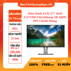 MÀN HÌNH LCD 27 inch Dell U2719D UltraSharp 2K QHD IPS Chính Hãng