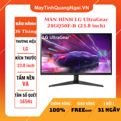 MÀN HÌNH LCD 24 inch LG UltraGear 24GQ50F-B (23.8 inch/FHD/VA/165Hz/1ms/250nits/HDMI+DP/Phẳng)