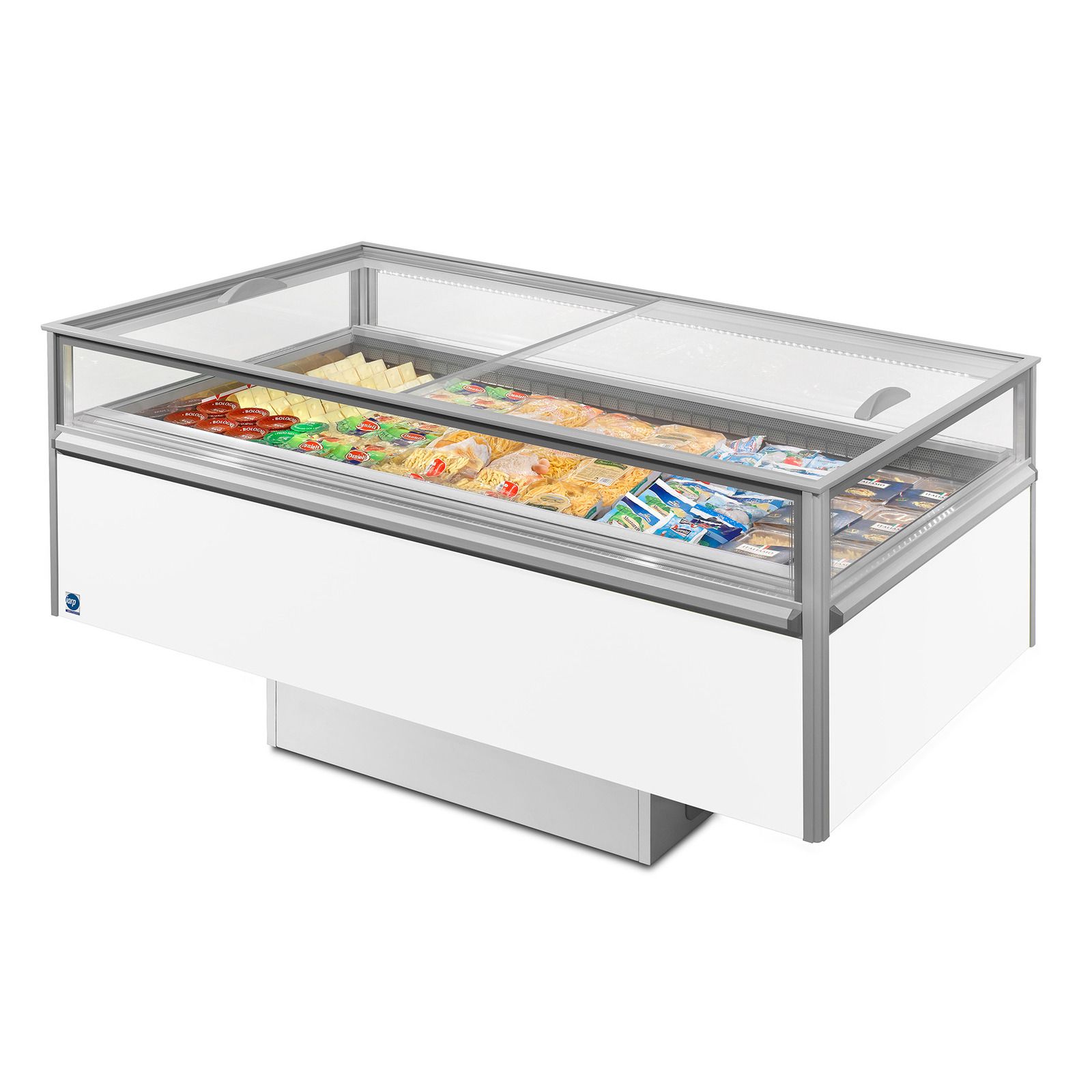  Tủ đảo nắp kính đông mát trưng bày thực phẩm IARP SVABA 200 LIDS 