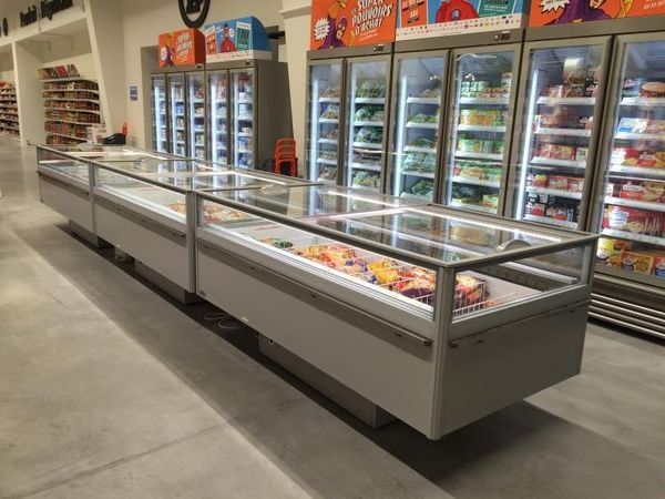  Tủ đảo nắp kính đông mát trưng bày thực phẩm IARP SVABA 200 LIDS 