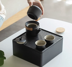 Bộ pha trà gốm sứ kiểu Nhật