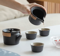 Bộ pha trà gốm sứ kiểu Nhật