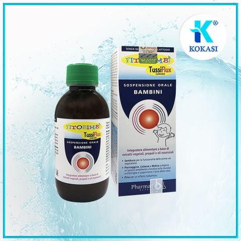  FITOBIMBI TUSSIFLUX TĂNG ĐỀ KHÁNG (200ML) - Hỗ trợ giảm ho cảm cho trẻ 