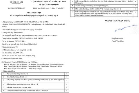  Dung dịch nhỏ tai OTOSAN NATURAL EAR DROPS 