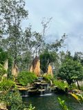  Thiết kế và thi công  sân vườn hồ cá koi, thác nước Villa Mr Sơn 