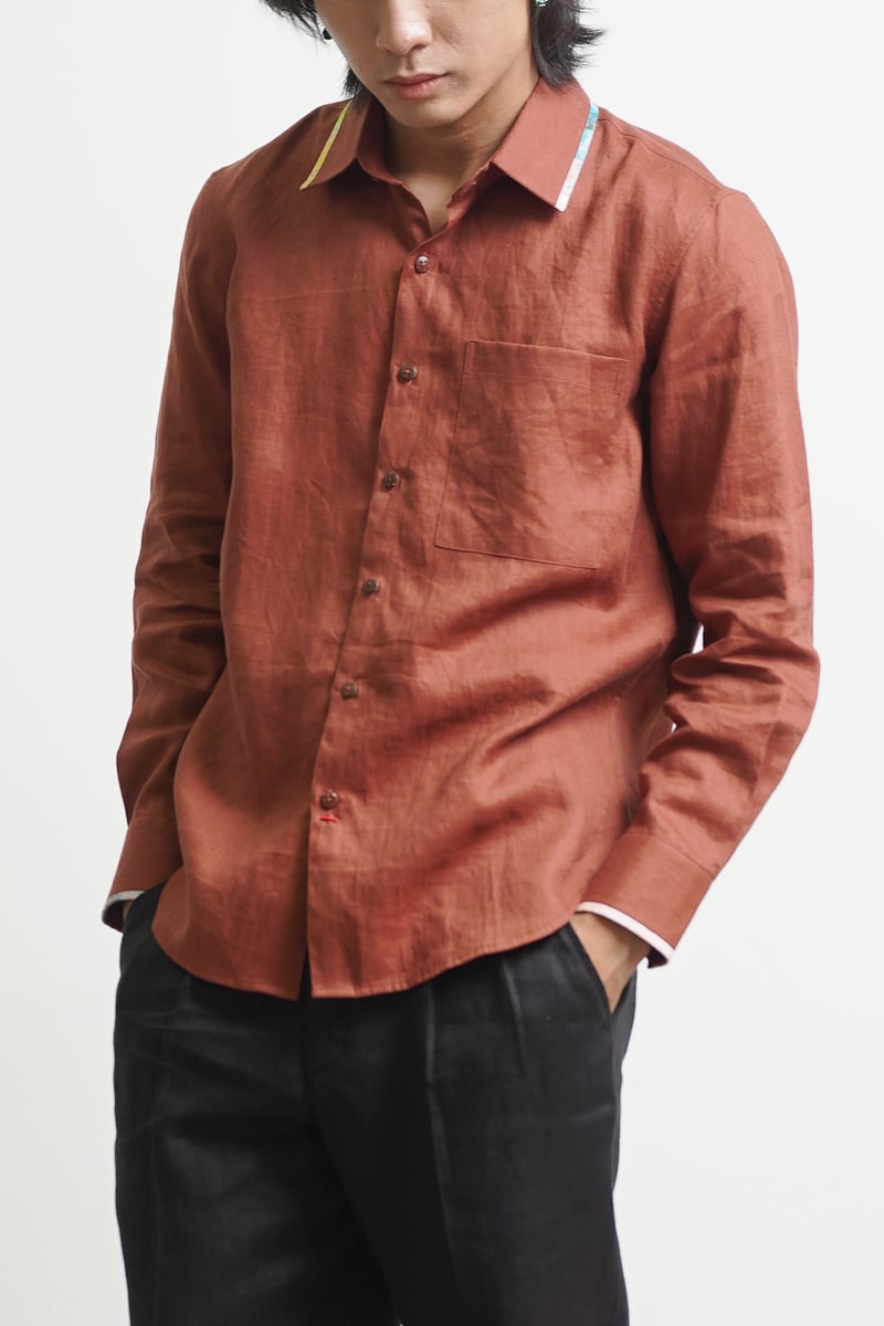 Áo Basic LS Shirt ED L018 Pure Linen