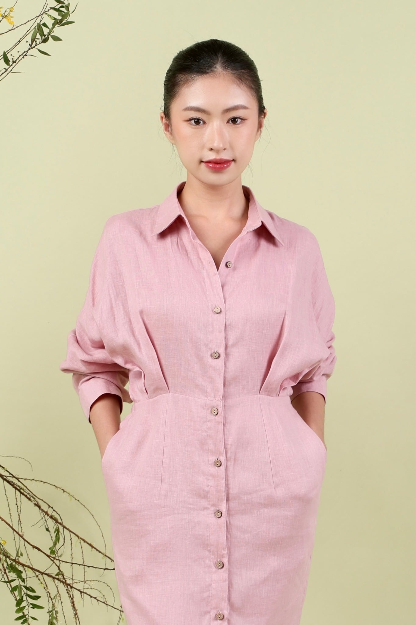 Áo Dress Nora Pure Linen