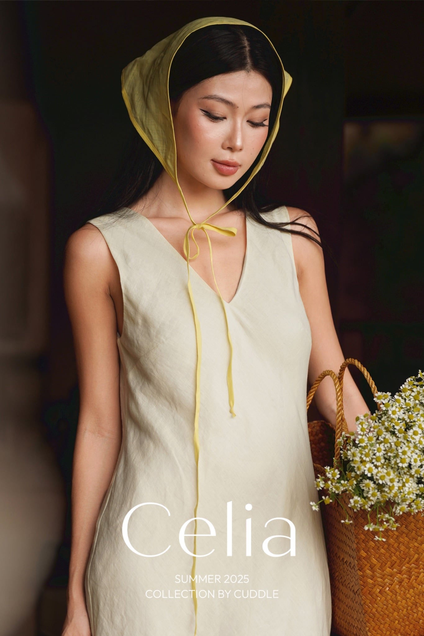 Celia dress - pure linen - black - s