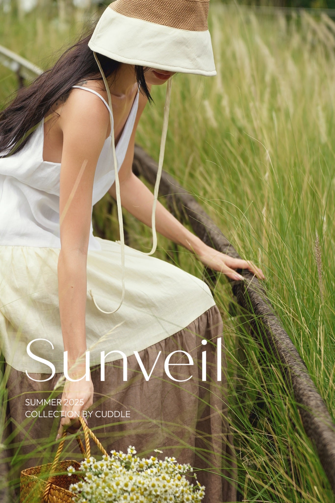 Áo Sunveil Dress Pure linen