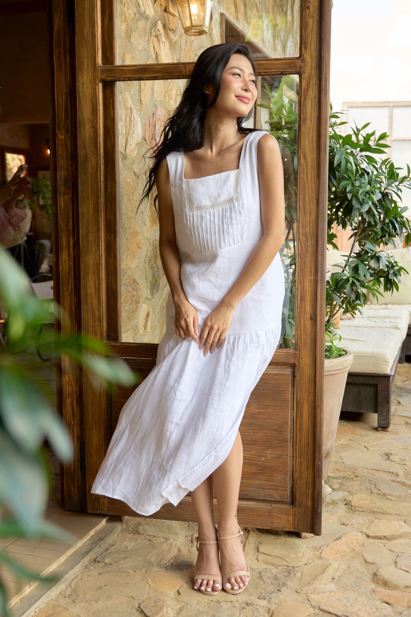 Áo Maxi Pleat II Pure Linen