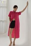  Short Sleeve Shirt Dress 