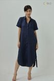 Short Sleeve Shirt Dress 