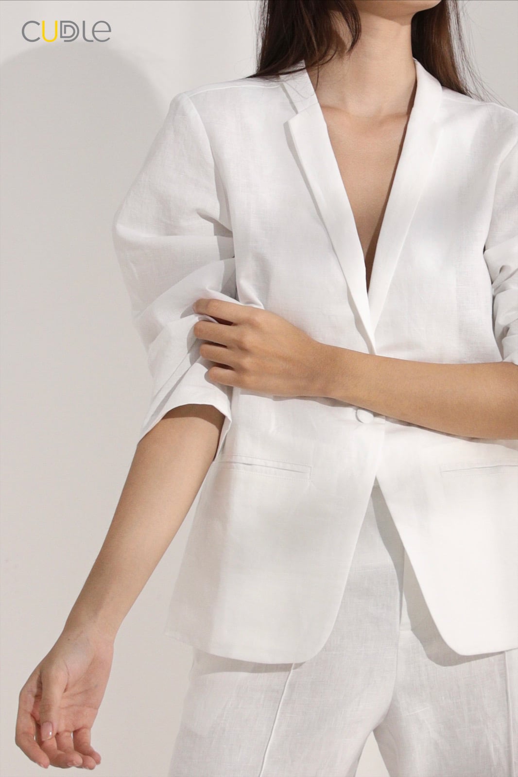 Áo Minimal Blazer Charm Red