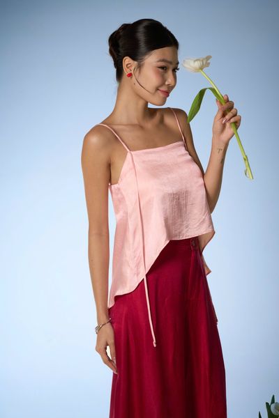  Rosy Top in Nha Xá Silk 