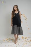  V-neck Long Dress 