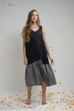  V-neck Long Dress 