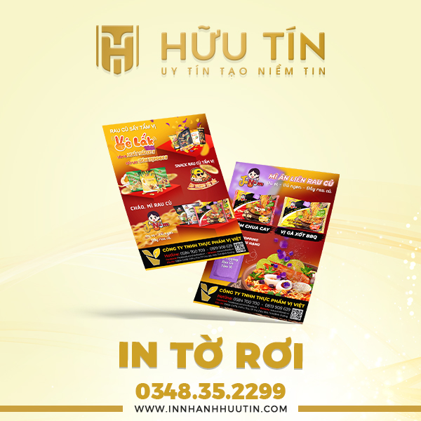  In 2000 tờ rơi A4, In 2 mặt, In giấy couche C150 