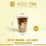  In 10000 Ly Nhựa PET 360ml - In 1 màu 