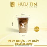  In 2000 Ly Nhựa PET 360ml - In 1 màu 