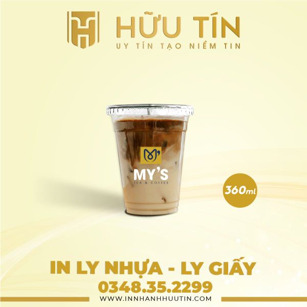  In 20000 Ly Nhựa PET 360ml - In nhiều màu 