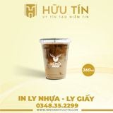  In 2000 Ly Nhựa PET 360ml - In 1 màu 