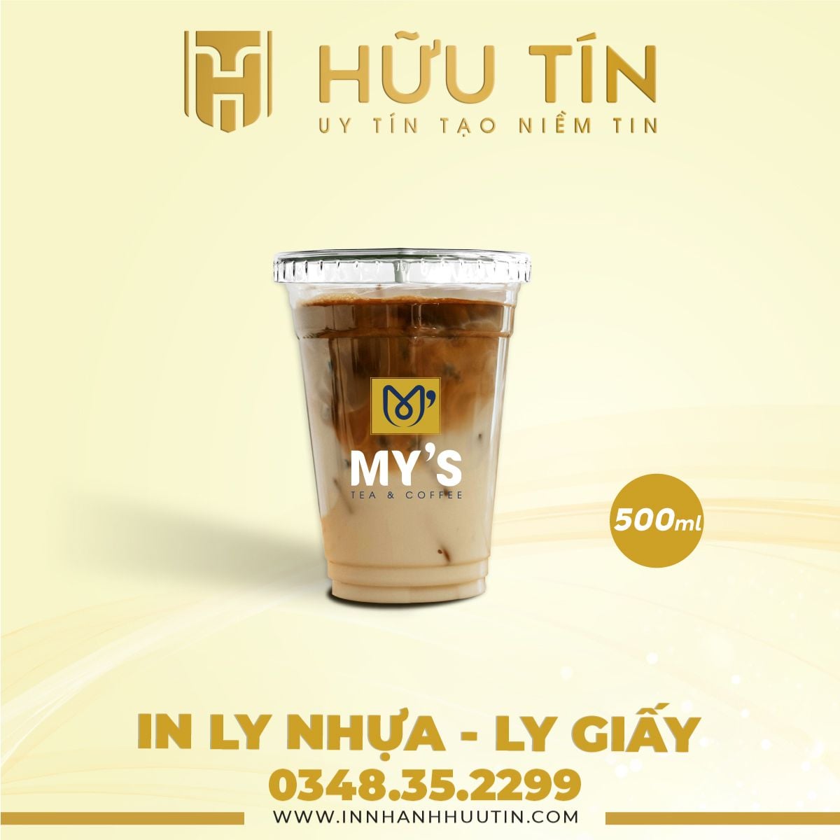  In 5000 Ly Nhựa PET 500ml - In nhiều màu 