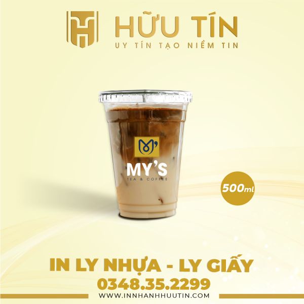  In 20000 Ly Nhựa PET 500ml - In nhiều màu 