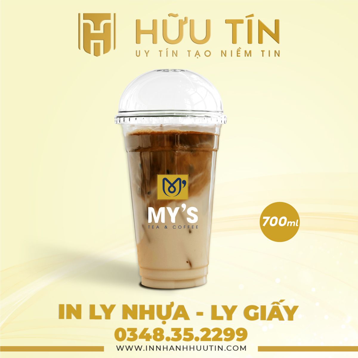  In 10000 Ly Nhựa PET 700ml - In nhiều màu 