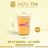  In 10000 Ly Nhựa PP 360ml - In nhiều màu 