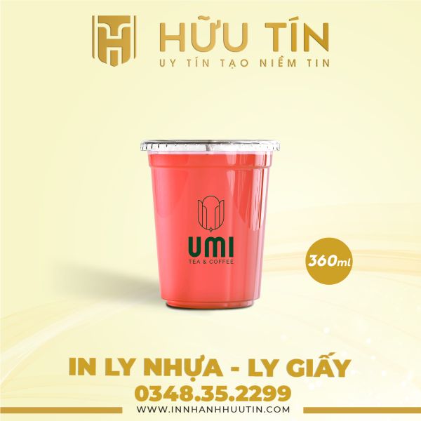  In 1000 Ly Nhựa PP 360ml - In 1 màu 