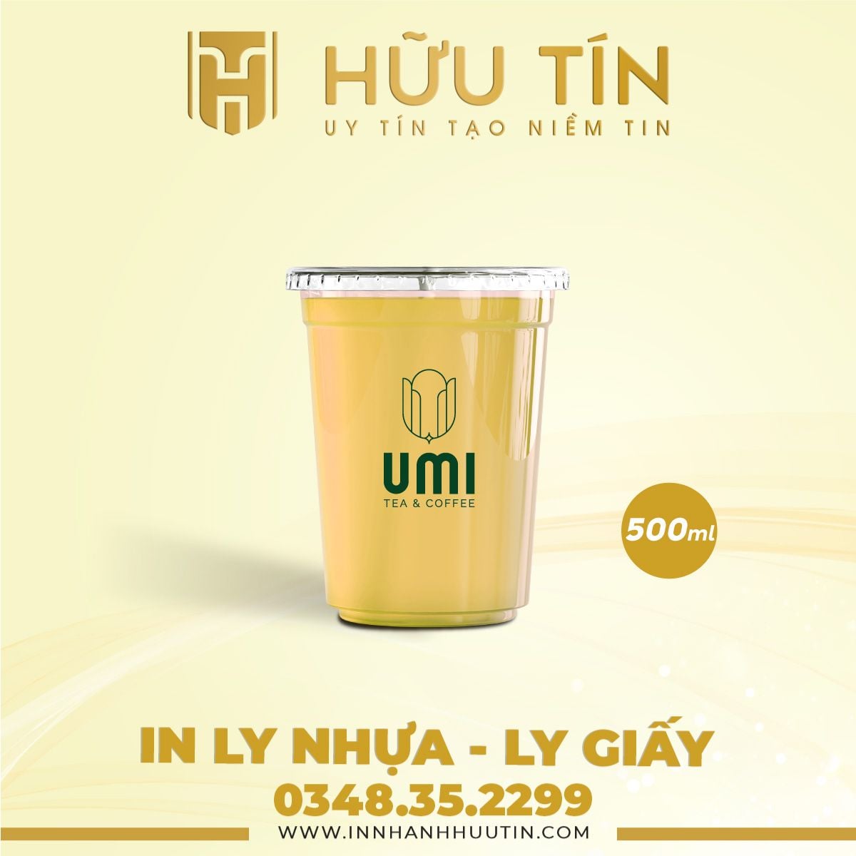  In 20000 Ly Nhựa PP 500ml - In 1 màu 
